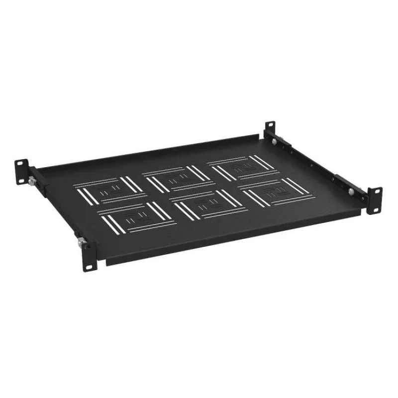 Polica 19" 1U 350mm pevná BK úchyt na pred.a zadnej lišty UP-13-B (80501350)