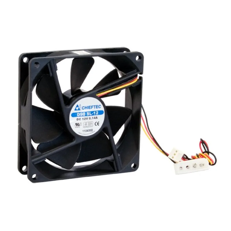 Ventilátor CHIEFTEC AF-0925S, 92x92x25 mm, s 3/ 4pinovým konektorom AF…