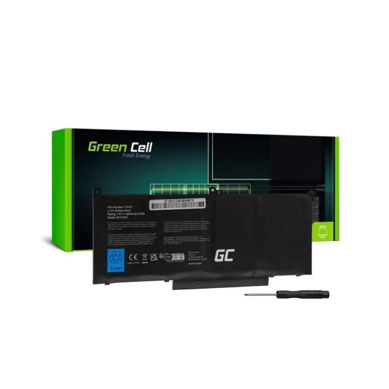 Green Cell Battery F3YGT for Dell Latitude 7280 7290 7380 7390 7480 7490 (DE129V2)