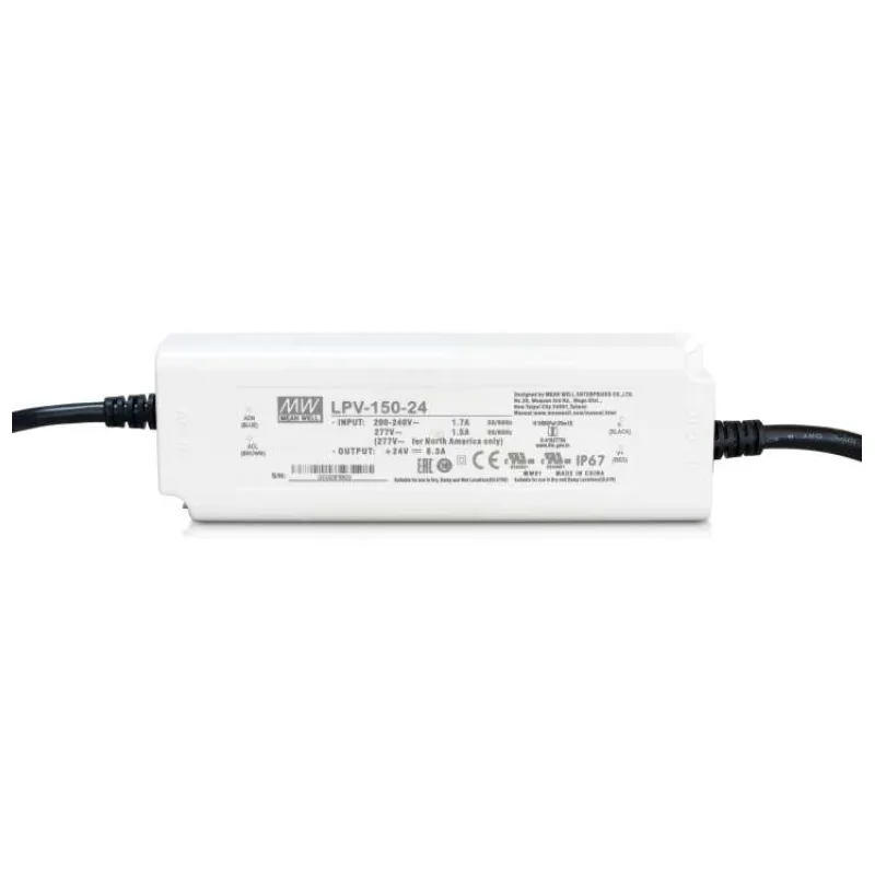 LED PS24V150W LPV MeanWell nap.zdroj 24V 150W (LED PS24V150W MW LPV)