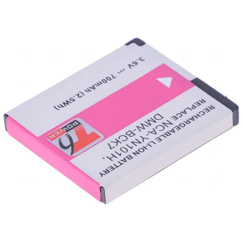 Batéria T6 Power Panasonic DMW-BCK7, DMW-BCK7E, NCA-YN101H, NCA-YN101F, NCA-YN101G, 700mAh, 2,5Wh (DCPA0023)