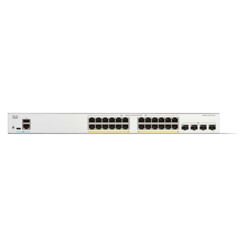 Cisco Catalyst switch C1200-24FP-4G (24xGbE,4xSFP,24xPoE+,375W) (C1200-24FP-4G)