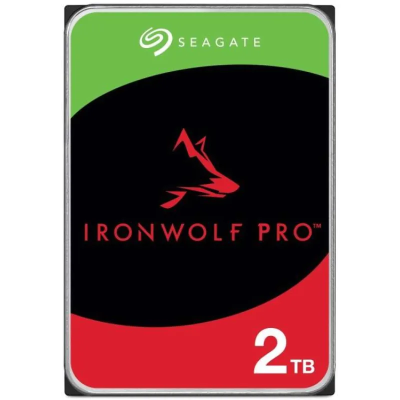 SEAGATE HDD 2TB IRONWOLF PRO (NAS), 3.5", SATAIII, 7200 RPM, Cache 256MB (ST2000NT001)