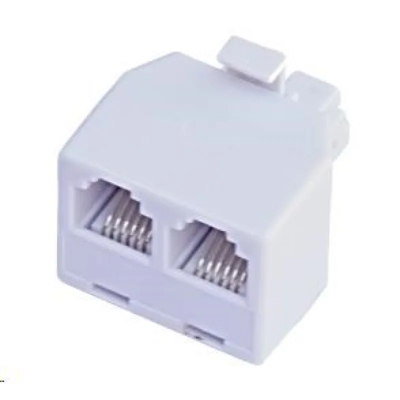 Rozdvojka RJ12, 1x6p6c/ 2x6p6c - telefonní ROZDV6/6