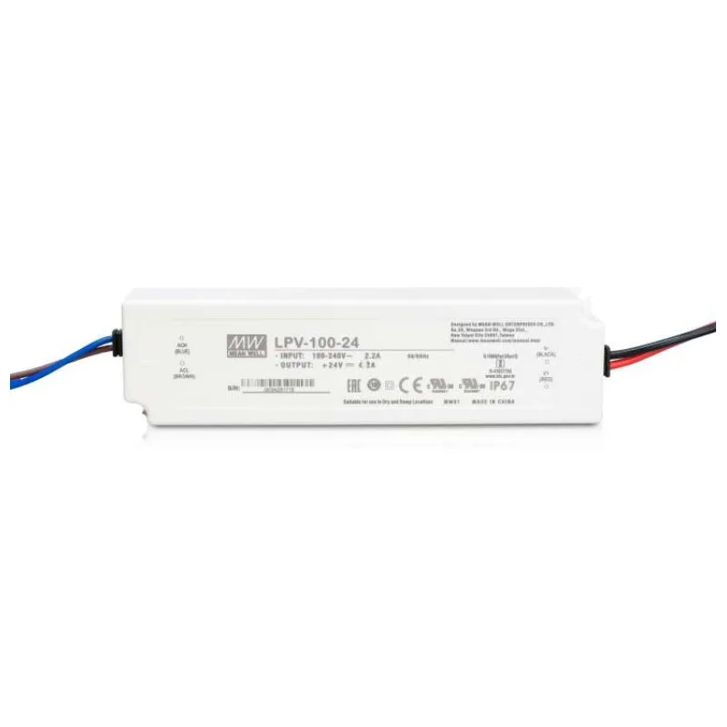 LED PS24V100W LPV MeanWell nap.zdroj 24V 100W (LED PS24V100W MW LPV)