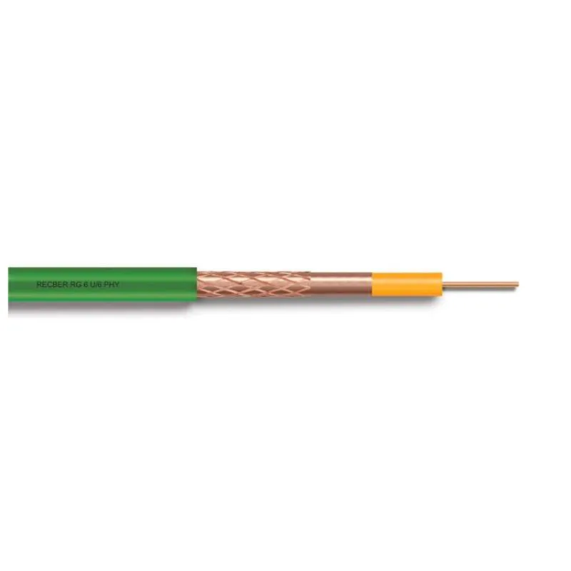 RECBER RG6 U/6 PHY-PVC Class B Cu/Cu Euro Eca 100m (RE RG6U6 PVC CUCU E 100M)