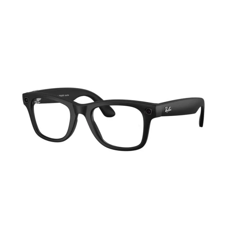 Gén 2 RAY-BAN | META WAYFARER Bridge & nosepads High Bridge Fit Frame Matte Black Lenses Clear (RW4012 601SSB50)