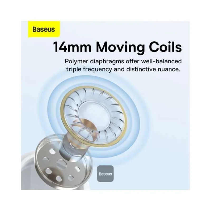 Baseus Encok C17/USB-C/Biela (6932172604264)