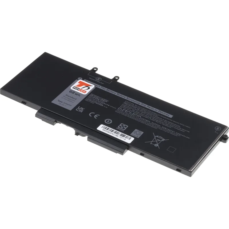Batéria T6 Power pre Dell Latitude 5401, 5410, 5501, 5510, Precision 3550…