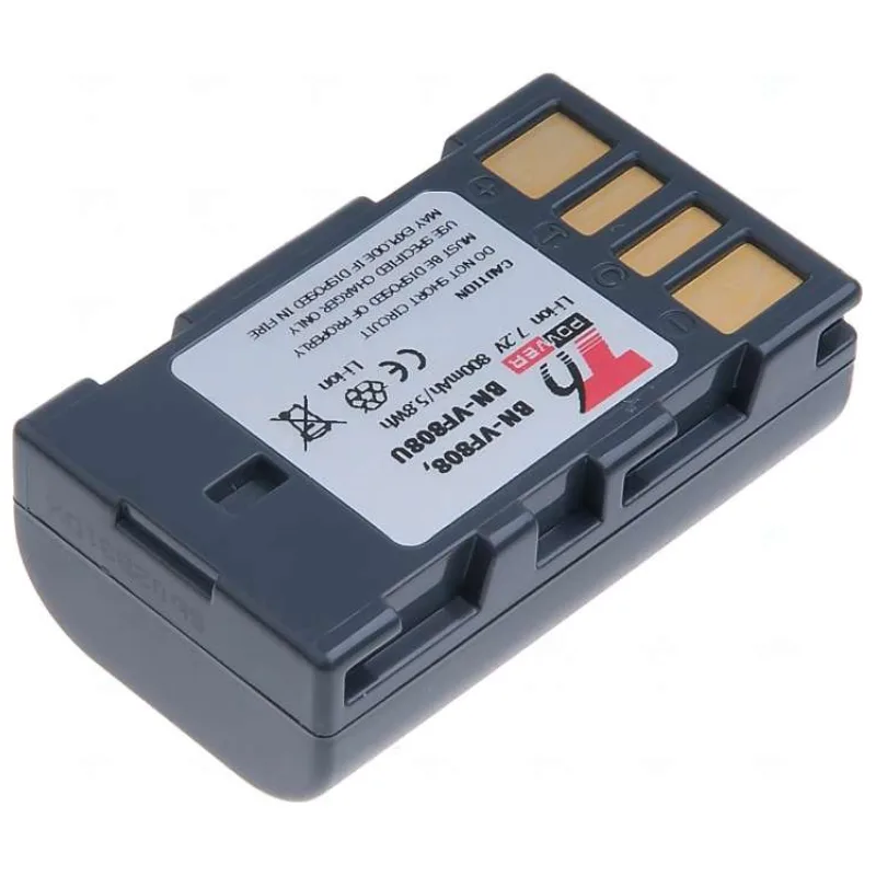 Batéria T6 Power JVC BN-VF808, BN-VF808U, 800mAh, 5,8Wh, sivá (VCJV0045)