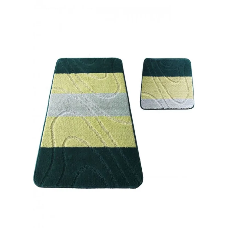 Protišmyková kúpeľňová predložka zelená - Montana 05