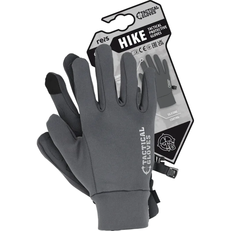 Reis Tactical HIKE dotykové rukavice grey 7-10