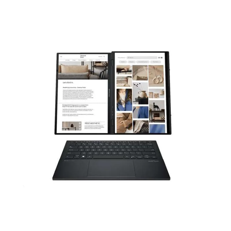 ASUS Zenbook Duo 14 OLED/UX8406CA-OLED068X/U9-285H/14"/2880x1800/T/32GB/2TB SSD/Arc 140T/W11P/Gray/2 (UX8406CA-OLED068X)