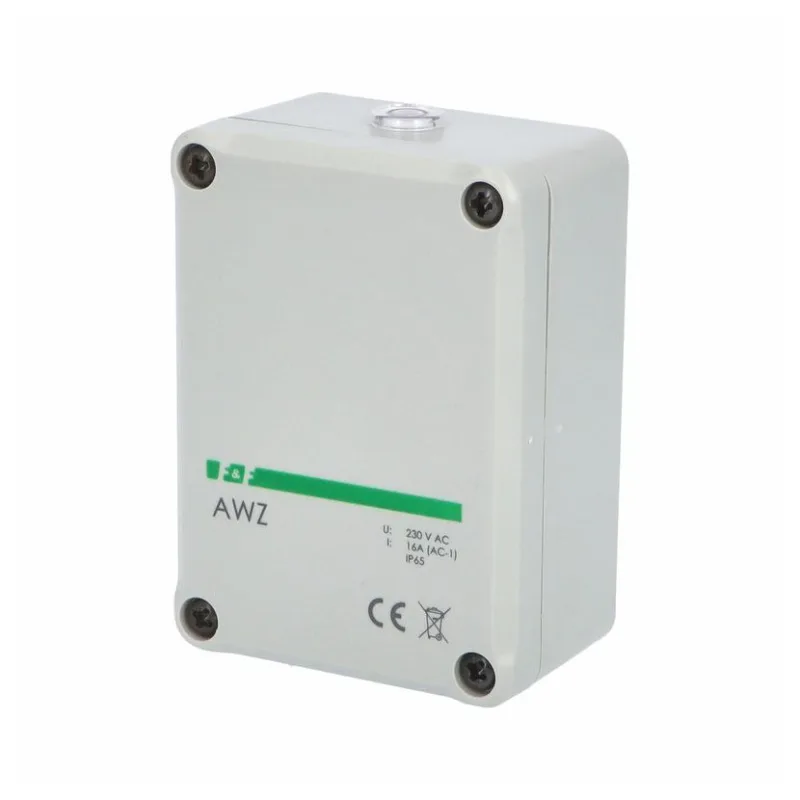 F&F Súmrakový spínač AWZ so vstavaným čidlom, 230V, 16A, IP65 na povrch rozsah 2-1000lux