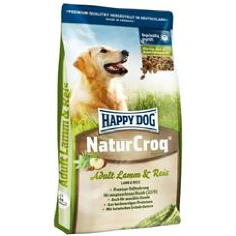 HAPPY DOG Natur Croq Lamb&Rice 15+3 kg