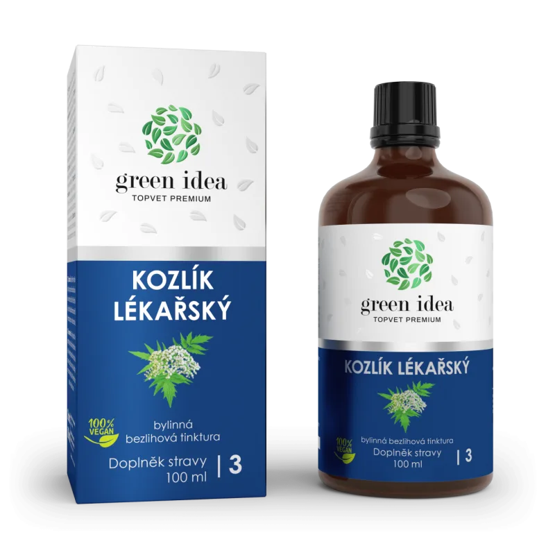 Green idea Valeriána - bezliehová tinktúra 100 ml -
