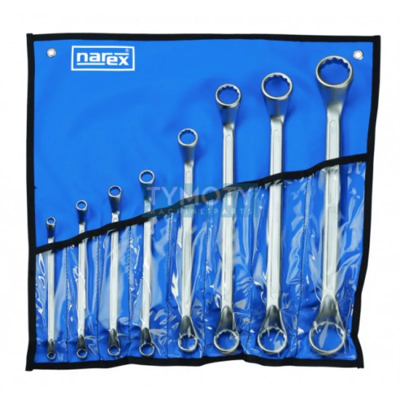 Súprava očkových kľúčov 8 ks 6-32 mm vo vinylovom puzdre DIN 838, NAREX 230838.608