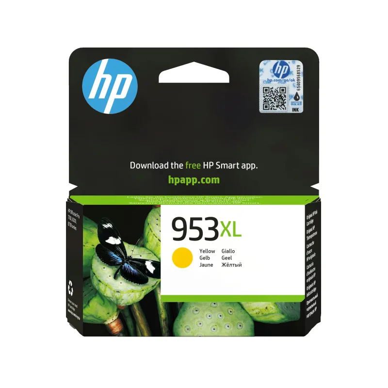 BAZAR - HP 953XL High Yield Yellow Original Ink Cartridge (1, 600 pages) …