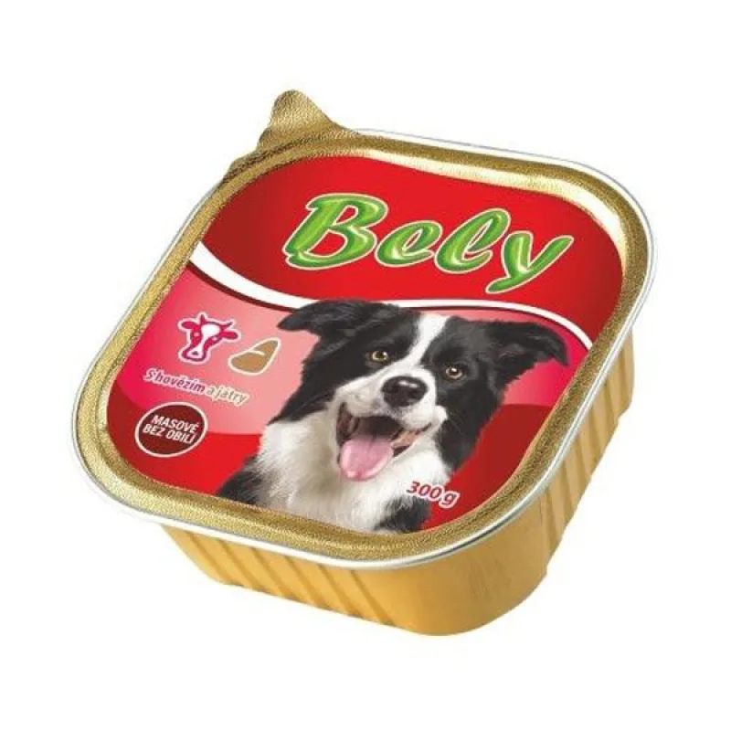 AKINU Bely paštéta s hovädzím mäsom a pečeňou 300g