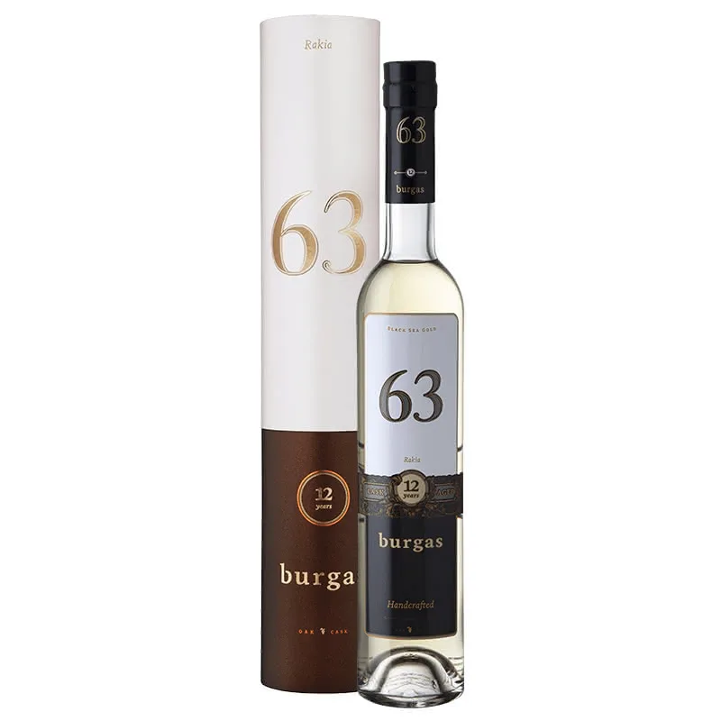 Black Sea Gold Pomorie Rakia Burgas 63 Aged 12 years 0,5l 40%