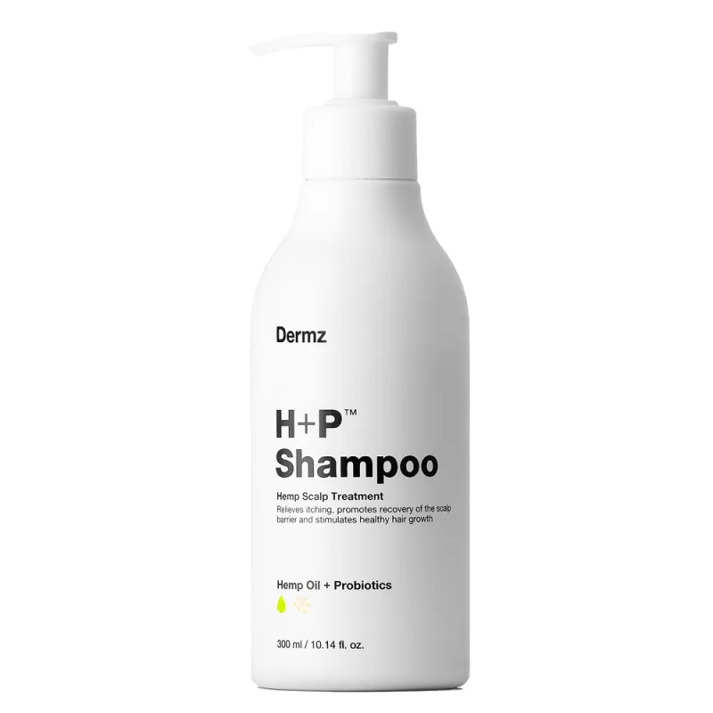 Dermz, H+P konopný šampón s CBD a probiotikami 300 ml