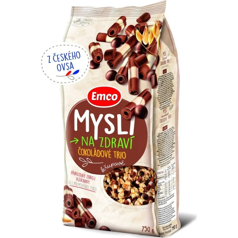 EMCO Mysli čokoládové trio 750 g