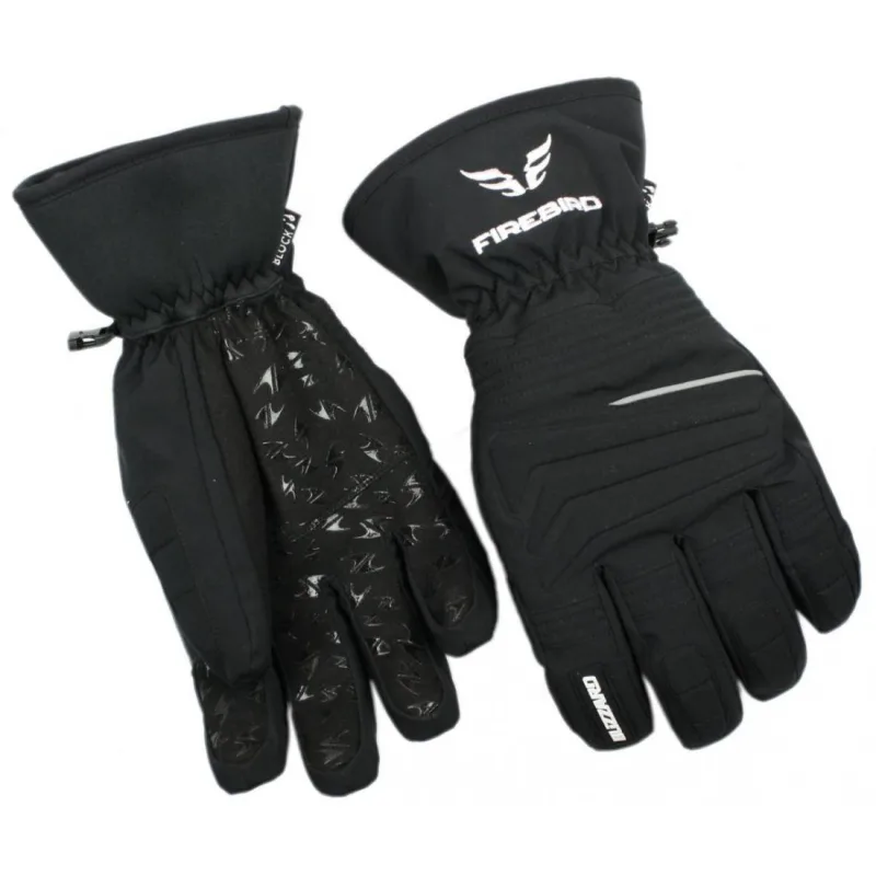 Sjezdové rukavice Blizzard Firebird ski gloves black 2022/23