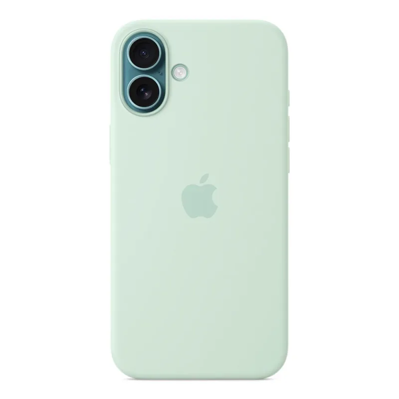 iPhone 16 Plus Silicone Case with MagSafe - Aquamarine