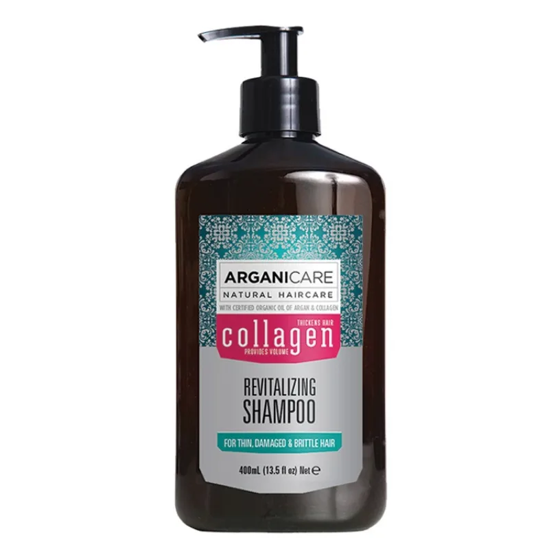 Arganicare, Kolagén revitalizačný šampón na jemné vlasy 400ml