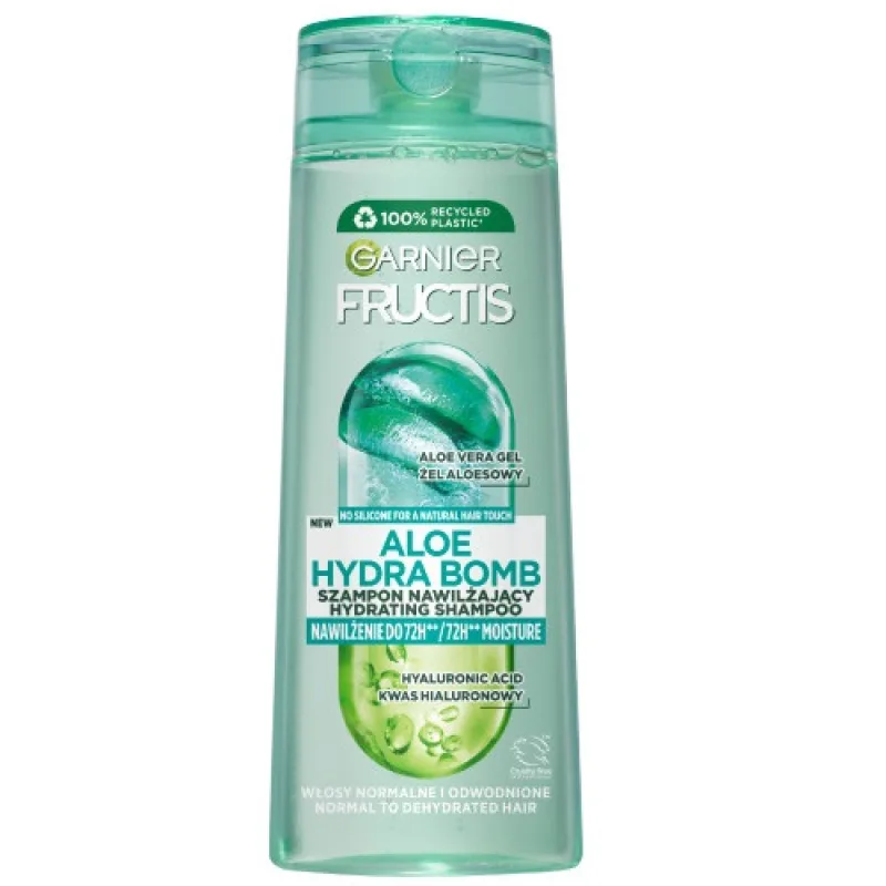 Garnier, Fructis Aloe Hydra Bomb hydratačný šampón pre normálne a dehydrované vlasy 400 ml