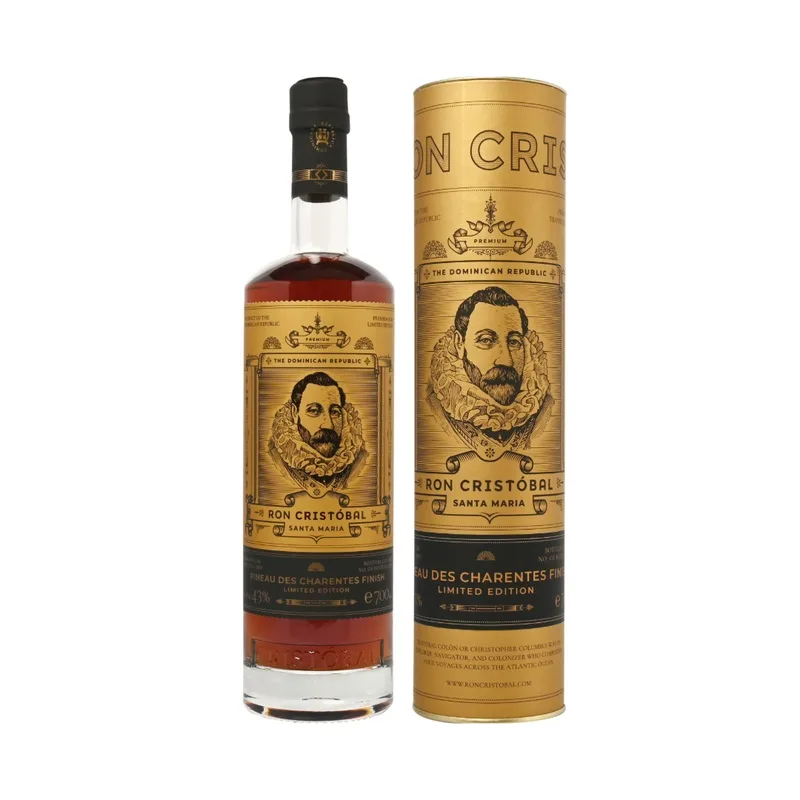 Ron Cristobal Ron Cristóbal Santa Maria Pineau Des Charentes Finish, GIFT 43% 0,7l