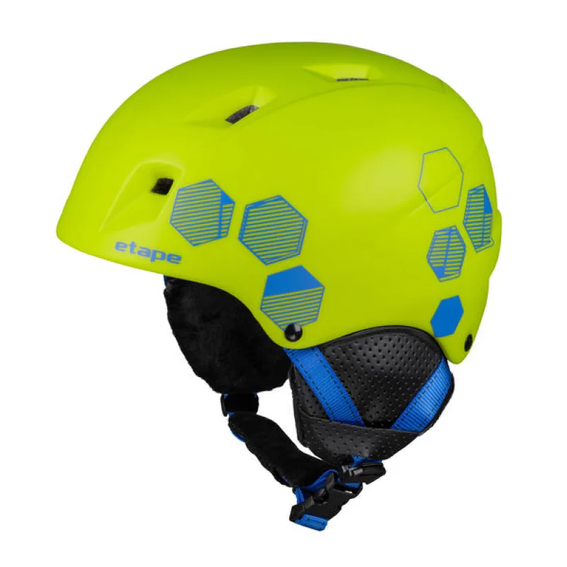 Dětská sjezdová helma Etape Scamp limeta/modrá mat 2023/24