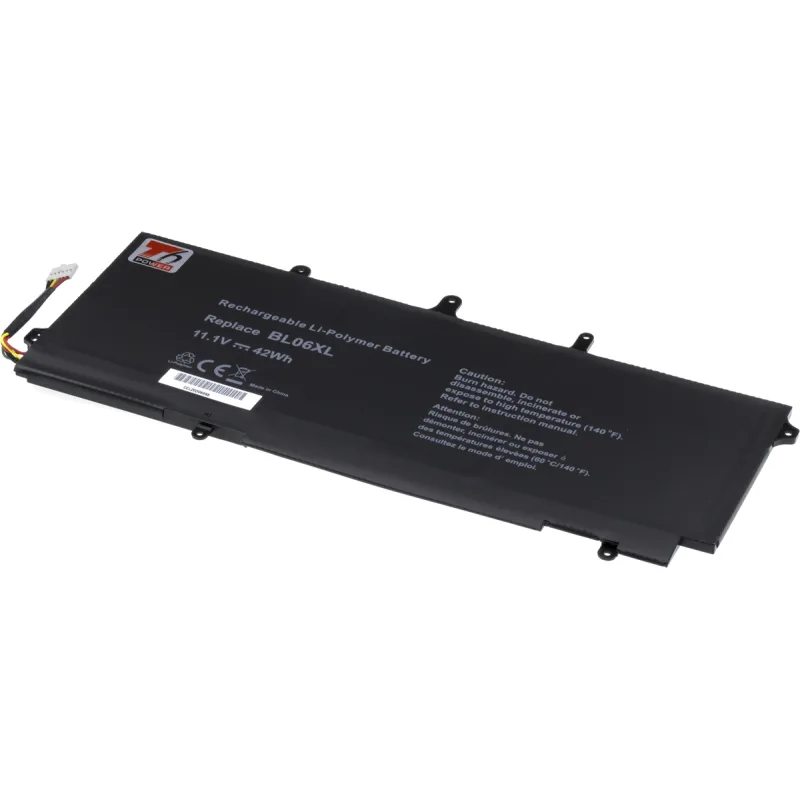Baterie T6 Power pro HP EliteBook Folio 1040 G1, 1040 G2, 3800mAh, 42Wh, 6cell, Li-pol NBHP0114