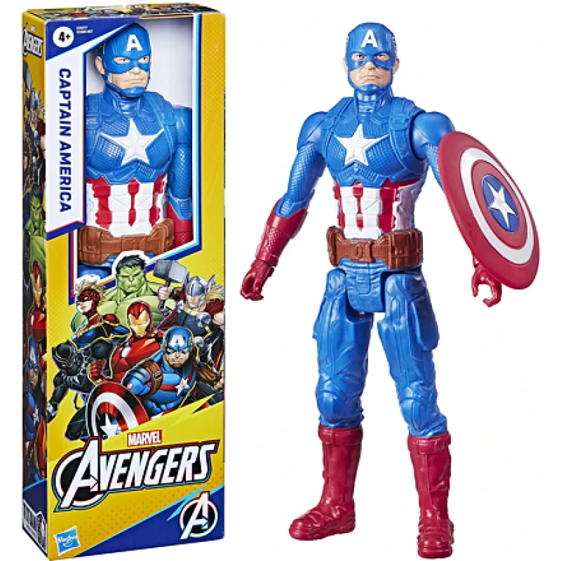 Hasbro Figurka Kapitán Amerika 30 cm – Marvel Titan Hero