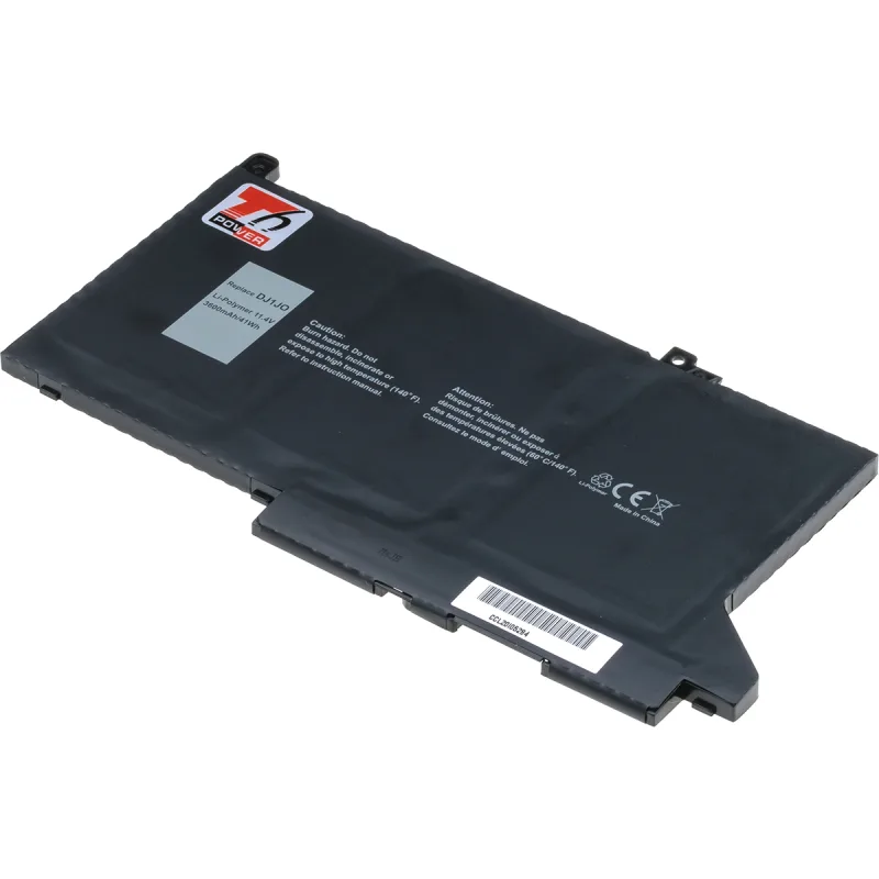 Baterie T6 Power pro Dell Latitude 7280, 7290, 7380, 7390, 7480, 7490, 3600mAh, 41Wh, 3cell, Li-pol NBDE0194
