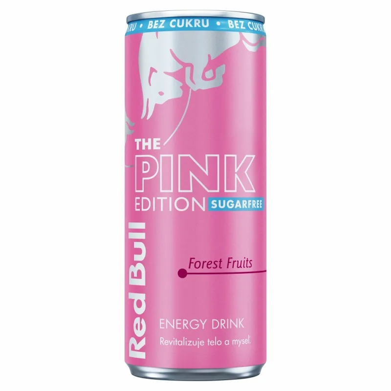 Red Bull Pink edition SugarFree energetický nápoj 12x250 ml