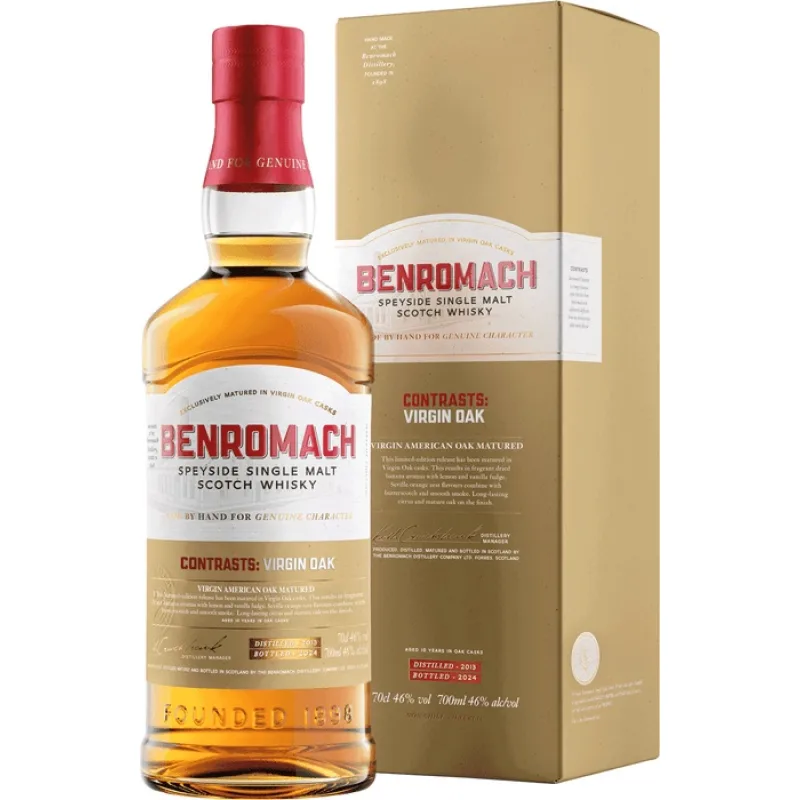 Benromach Contrasts Virgin Oak 2013 46% 0,7 l (kartón)