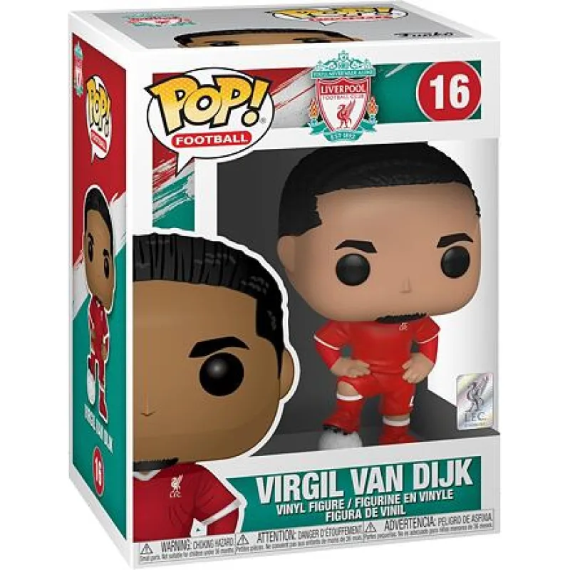 Fotbal Funko POP! – Virgil van Dijk #16 (Liverpool F.C.)