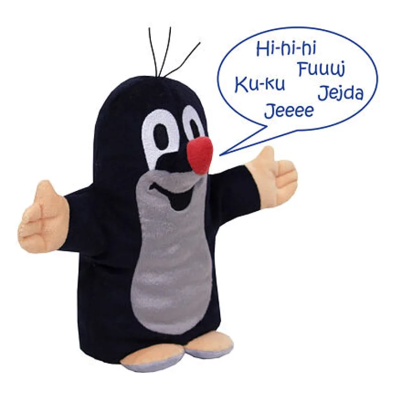 Moravská Ústředna Krtek mluvící maňásek 20 cm