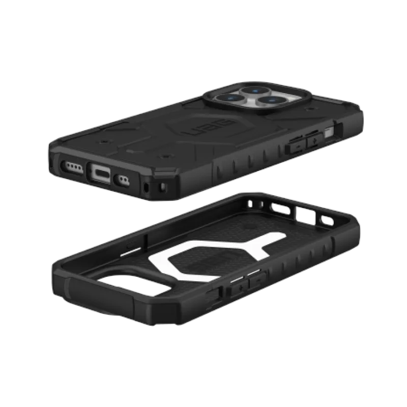 Puzdro UAG Pathfinder MagSafe pre iPhone 15 Pro - čierne