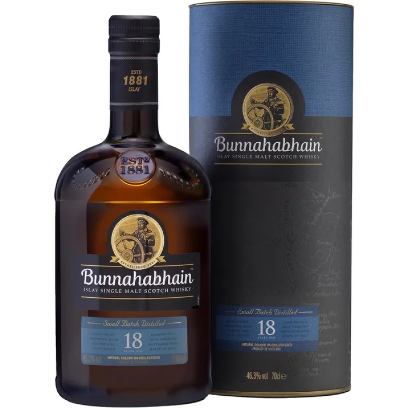 Bunnahabhain 18 ročná 46,3% 0,7l