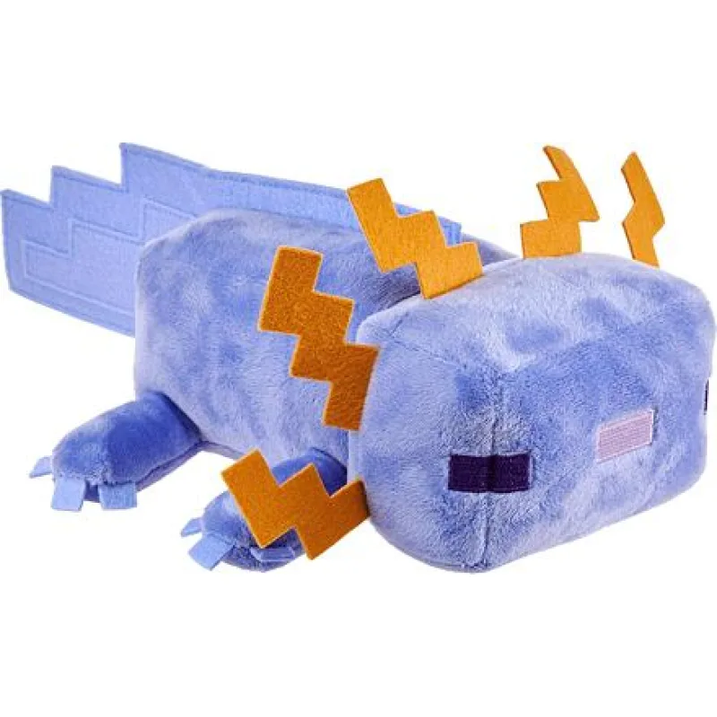 Mattel Minecraft plyšák modrý Axolotl 30 cm