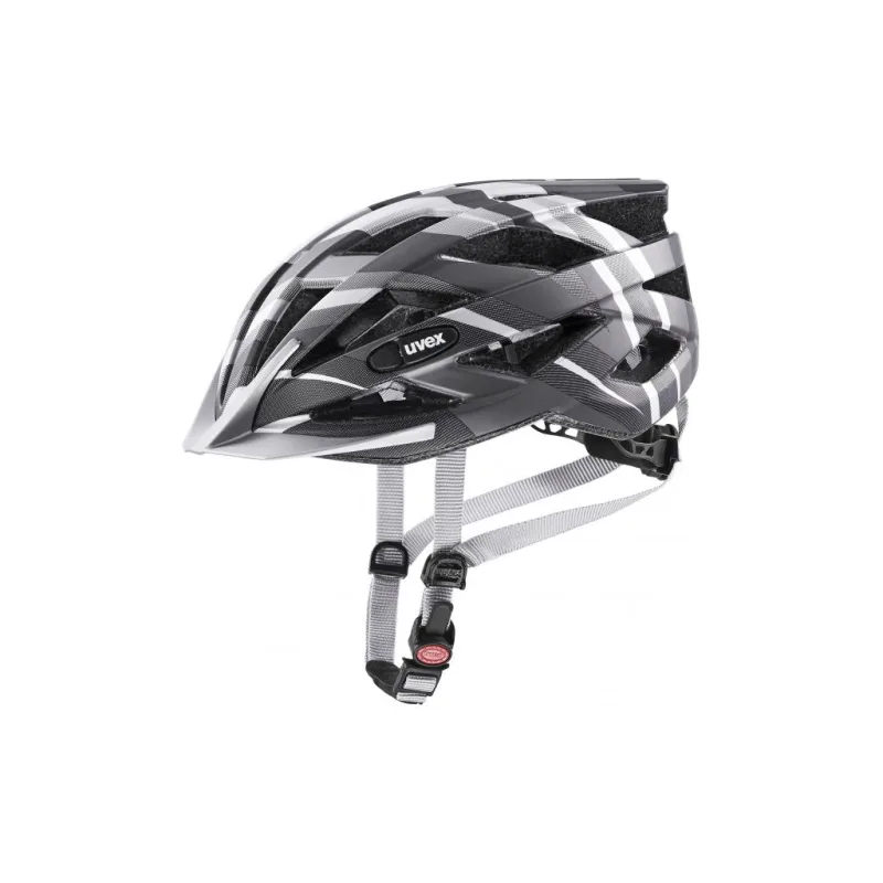 Cyklistická helma Uvex Air wing CC black/silver mat