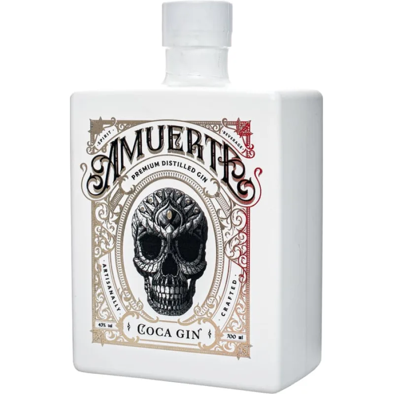 Amuerte COCA LEAF Gin - White Edition 43% 0,7 l (čistá fľaša)