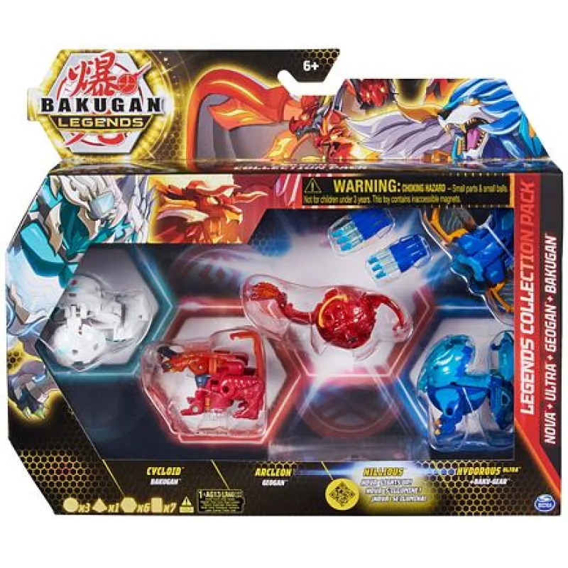 Spin Master Bakugan Balení 4 figurek – Pyrus Nova Nillious