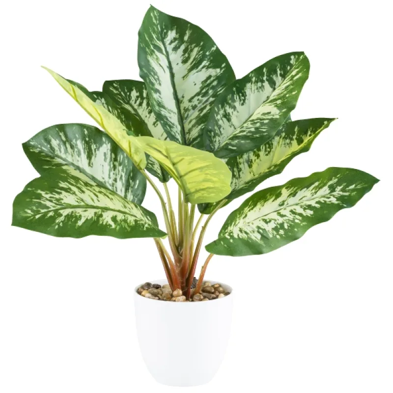 Umelá kvetina Dieffenbachia v kvetináči, 35cm