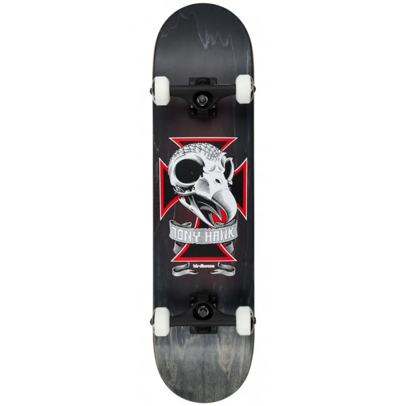Birdhouse Stage 3 Skull 2 8.125" Skateboard - Black
