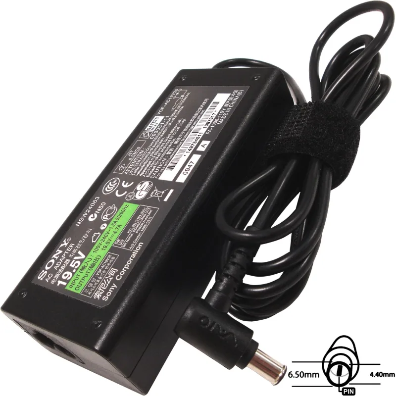 SIL Napájecí adaptér 90W, 19,5V 6.5x4.4mm, originál SONY 77011113