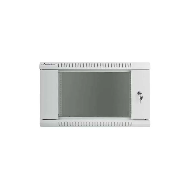 Nástenný rack 19' 6U 600X450mm sivý flat pack (WF01-6406-10S)