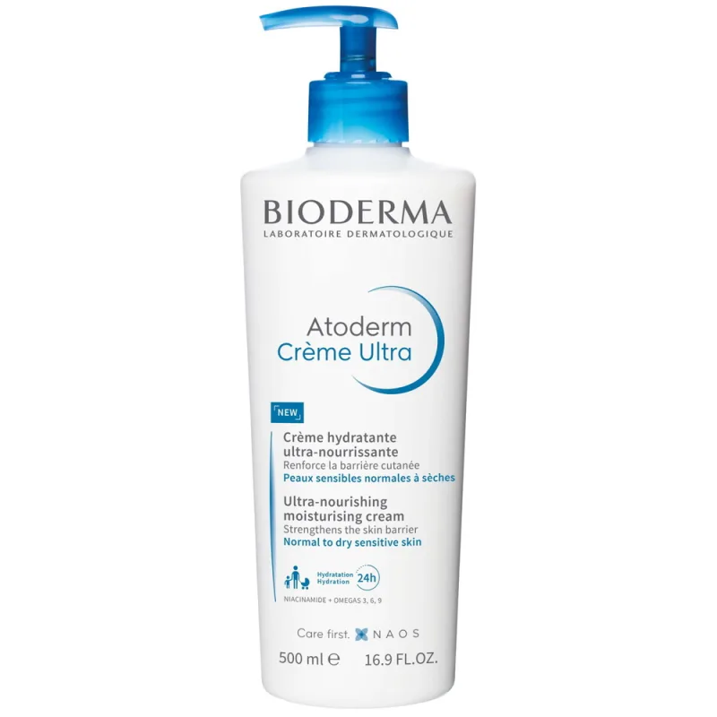 Bioderma, Atoderm Creme Ultra ultra-výživný hydratačný krém 500ml